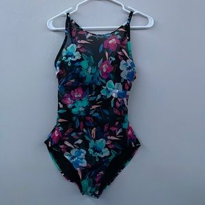 Floral one piece bathing suit… beautiful fit and shaper